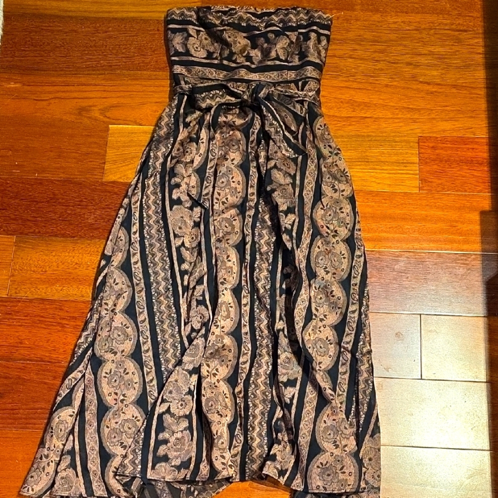 Anthropologie Strapless Bustier Dress